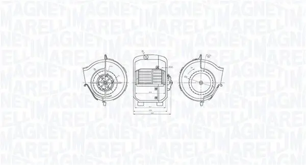Innenraumgebläse 12 V MAGNETI MARELLI 069412758010