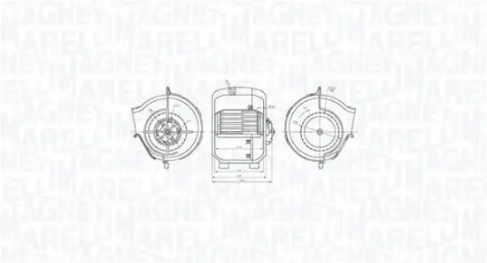 Innenraumgebläse 12 V MAGNETI MARELLI 069412758010 Bild Innenraumgebläse 12 V MAGNETI MARELLI 069412758010