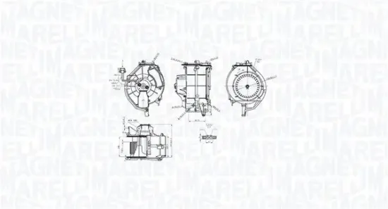 Innenraumgebläse 12 V MAGNETI MARELLI 069412759010 Bild Innenraumgebläse 12 V MAGNETI MARELLI 069412759010