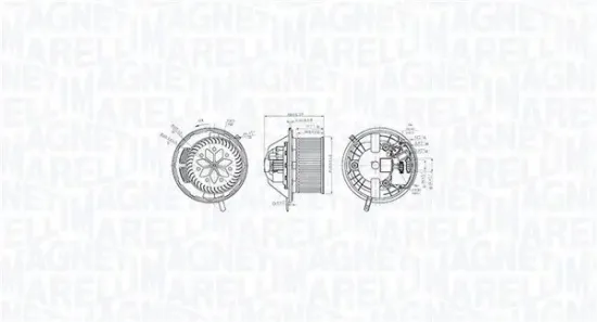Innenraumgebläse 12 V MAGNETI MARELLI 069412760010 Bild Innenraumgebläse 12 V MAGNETI MARELLI 069412760010