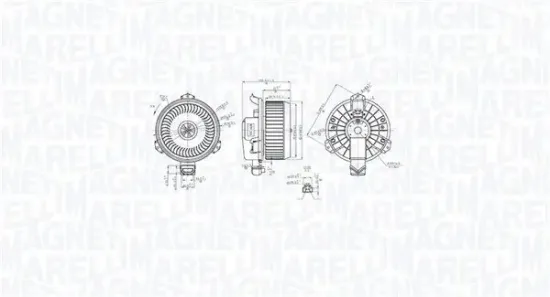 Innenraumgebläse 12 V MAGNETI MARELLI 069412762010 Bild Innenraumgebläse 12 V MAGNETI MARELLI 069412762010