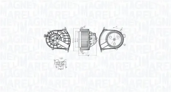 Innenraumgebläse 12 V MAGNETI MARELLI 069412767010 Bild Innenraumgebläse 12 V MAGNETI MARELLI 069412767010