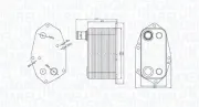 Ölkühler, Motoröl MAGNETI MARELLI 350300000200