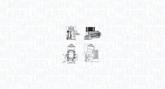 Ölkühler, Motoröl MAGNETI MARELLI 350300003400 Bild Ölkühler, Motoröl MAGNETI MARELLI 350300003400
