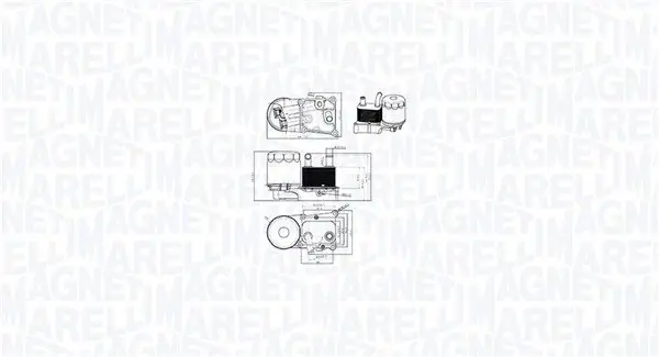 Ölkühler, Motoröl MAGNETI MARELLI 350300004200