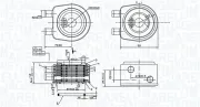 Ölkühler, Motoröl MAGNETI MARELLI 350300005300