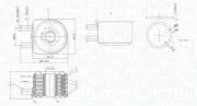 Ölkühler, Motoröl MAGNETI MARELLI 350300005800