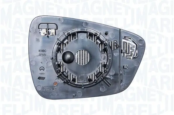 Spiegelglas, Außenspiegel rechts MAGNETI MARELLI 182201551200