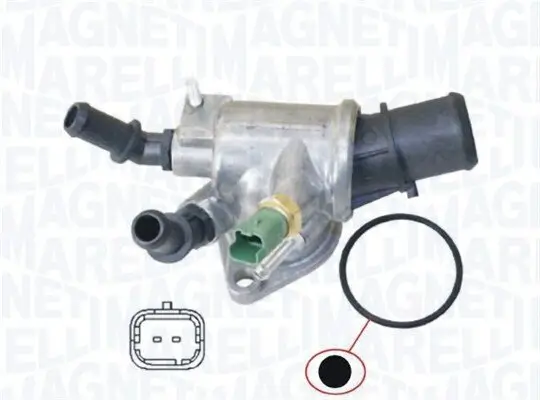 Thermostat, Kühlmittel MAGNETI MARELLI 352317100440 Bild Thermostat, Kühlmittel MAGNETI MARELLI 352317100440