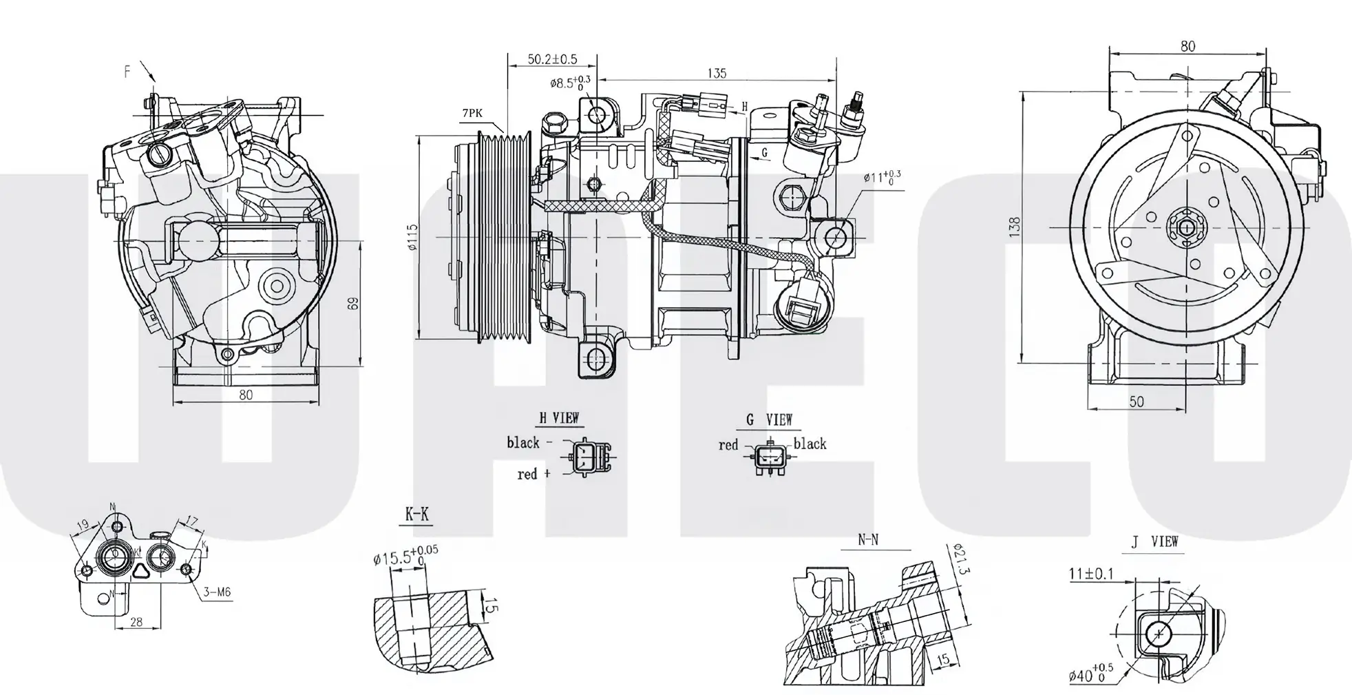 Kompressor, Klimaanlage 12 V WAECO 8880100602