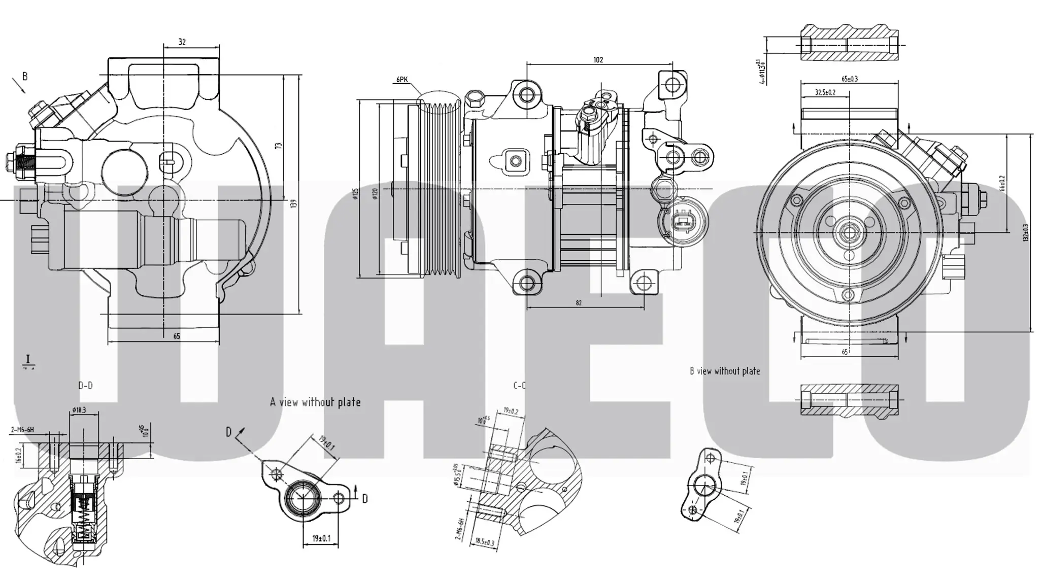 Kompressor, Klimaanlage 12 V WAECO 8880100609
