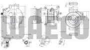 Kompressor, Klimaanlage 12 V WAECO 8880100609
