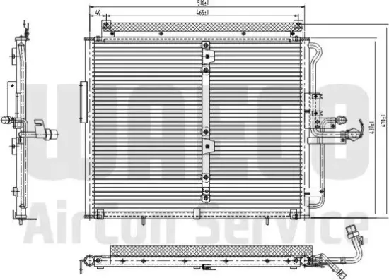 Kondensator, Klimaanlage WAECO 8880400001 Bild Kondensator, Klimaanlage WAECO 8880400001