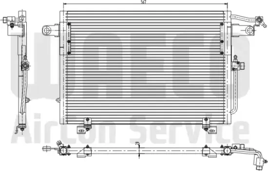Kondensator, Klimaanlage WAECO 8880400016 Bild Kondensator, Klimaanlage WAECO 8880400016