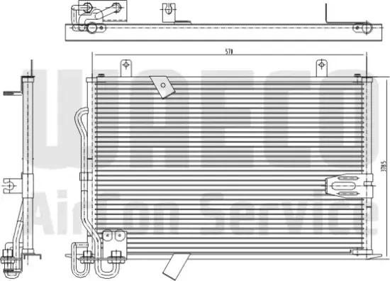 Kondensator, Klimaanlage WAECO 8880400059 Bild Kondensator, Klimaanlage WAECO 8880400059