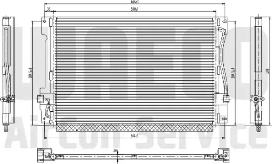 Kondensator, Klimaanlage WAECO 8880400105 Bild Kondensator, Klimaanlage WAECO 8880400105