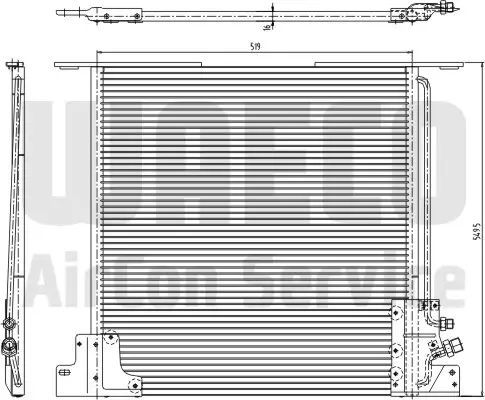 Kondensator, Klimaanlage WAECO 8880400153 Bild Kondensator, Klimaanlage WAECO 8880400153