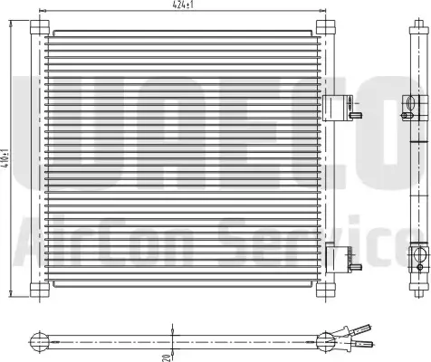 Kondensator, Klimaanlage WAECO 8880400169 Bild Kondensator, Klimaanlage WAECO 8880400169