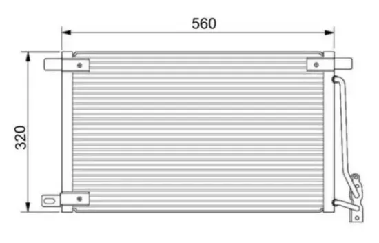 Kondensator, Klimaanlage WAECO 8880400182 Bild Kondensator, Klimaanlage WAECO 8880400182
