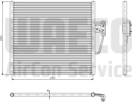 Kondensator, Klimaanlage WAECO 8880400187 Bild Kondensator, Klimaanlage WAECO 8880400187