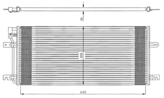 Kondensator, Klimaanlage WAECO 8880400263 Bild Kondensator, Klimaanlage WAECO 8880400263