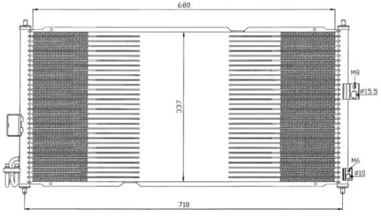 Kondensator, Klimaanlage WAECO 8880400274 Bild Kondensator, Klimaanlage WAECO 8880400274