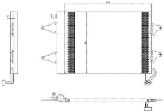 Kondensator, Klimaanlage WAECO 8880400316 Bild Kondensator, Klimaanlage WAECO 8880400316