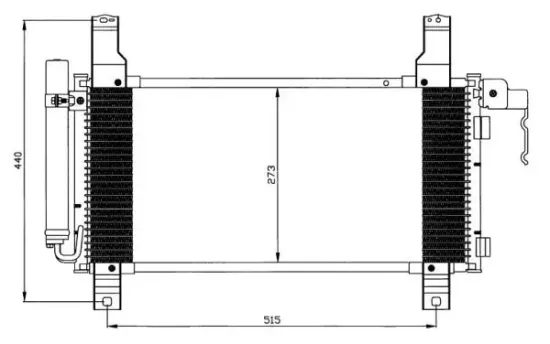 Kondensator, Klimaanlage WAECO 8880400349 Bild Kondensator, Klimaanlage WAECO 8880400349