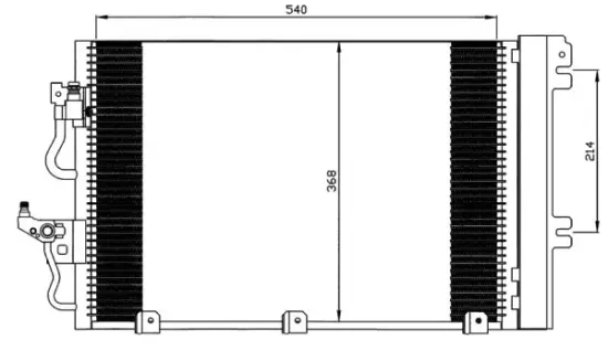 Kondensator, Klimaanlage WAECO 8880400363 Bild Kondensator, Klimaanlage WAECO 8880400363