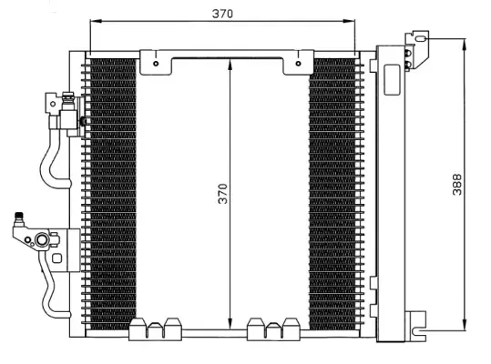 Kondensator, Klimaanlage WAECO 8880400365 Bild Kondensator, Klimaanlage WAECO 8880400365