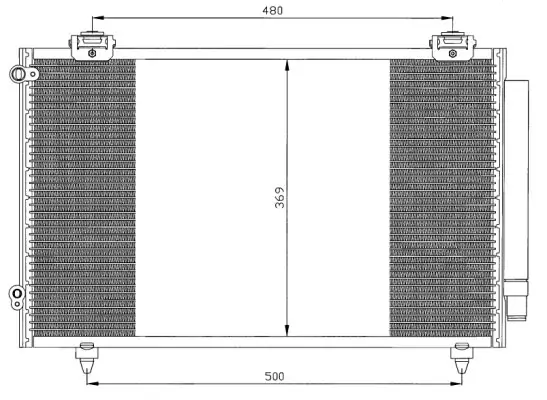 Kondensator, Klimaanlage WAECO 8880400374 Bild Kondensator, Klimaanlage WAECO 8880400374