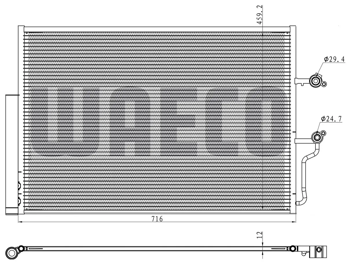 Kondensator, Klimaanlage WAECO 8880400638