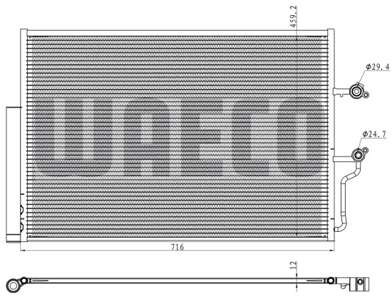 Kondensator, Klimaanlage WAECO 8880400638 Bild Kondensator, Klimaanlage WAECO 8880400638