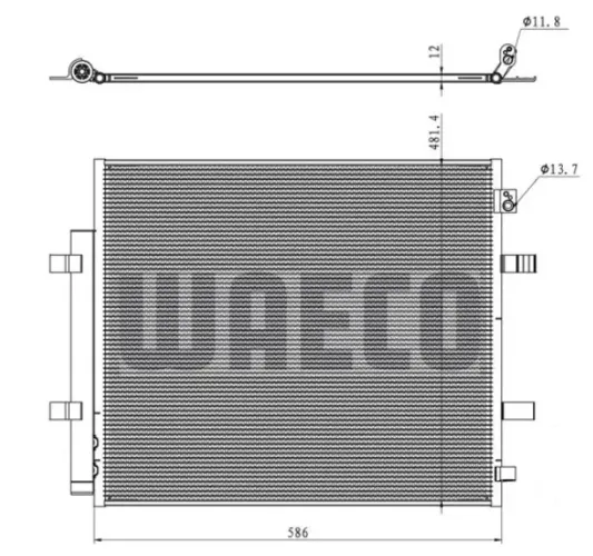Kondensator, Klimaanlage WAECO 8880400642 Bild Kondensator, Klimaanlage WAECO 8880400642