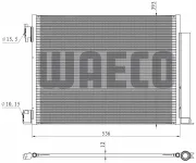 Kondensator, Klimaanlage WAECO 8880400651