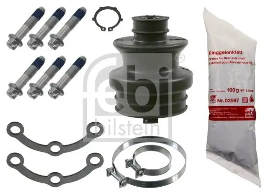 Faltenbalgsatz, Antriebswelle Hinterachse getriebeseitig FEBI BILSTEIN 02591 Bild Faltenbalgsatz, Antriebswelle Hinterachse getriebeseitig FEBI BILSTEIN 02591