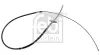 Seilzug, Feststellbremse hinten links FEBI BILSTEIN 09498