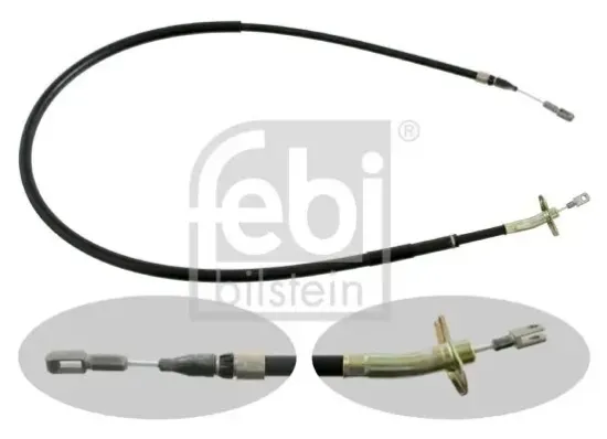Seilzug, Feststellbremse hinten links FEBI BILSTEIN 09500 Bild Seilzug, Feststellbremse hinten links FEBI BILSTEIN 09500