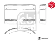 Verkleidung, Radhaus hinten links hinten rechts FEBI BILSTEIN 1000084