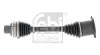 Antriebswelle Vorderachse links Vorderachse rechts FEBI BILSTEIN 1000256 Bild Antriebswelle Vorderachse links Vorderachse rechts FEBI BILSTEIN 1000256