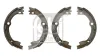 Bremsbackensatz, Feststellbremse Hinterachse links Hinterachse rechts FEBI BILSTEIN 1000754