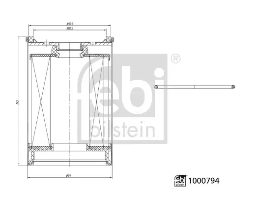 Sensor, Abgastemperatur FEBI BILSTEIN 100811 Bild Sensor, Abgastemperatur FEBI BILSTEIN 100811