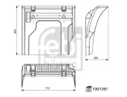 Kotflügel hinten rechts FEBI BILSTEIN 1001381