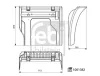 Kotflügel hinten links FEBI BILSTEIN 1001382 Bild Kotflügel hinten links FEBI BILSTEIN 1001382