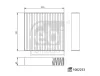 Filter, Innenraumluft FEBI BILSTEIN 1002253