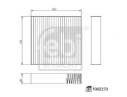 Filter, Innenraumluft FEBI BILSTEIN 1002253