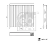 Filter, Innenraumluft FEBI BILSTEIN 1002257