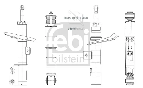 Stoßdämpfer Vorderachse links FEBI BILSTEIN 1002607