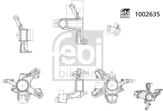 Faltenbalgsatz, Lenkung Vorderachse links Vorderachse rechts Vorderachse links Vorderachse rechts FEBI BILSTEIN 101868 Bild Faltenbalgsatz, Lenkung Vorderachse links Vorderachse rechts Vorderachse links Vorderachse rechts FEBI BILSTEIN 101868