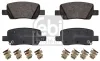 Bremsbelagsatz, Scheibenbremse Hinterachse FEBI BILSTEIN 1003346